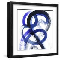 Blue Kinesis VI-Grace Popp-Framed Art Print