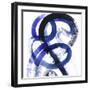 Blue Kinesis VI-Grace Popp-Framed Art Print