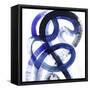 Blue Kinesis VI-Grace Popp-Framed Stretched Canvas