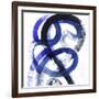 Blue Kinesis VI-Grace Popp-Framed Art Print