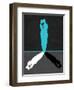 Blue Kiss Shadow-Felix Podgurski-Framed Art Print