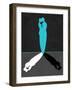 Blue Kiss Shadow-Felix Podgurski-Framed Art Print