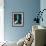 Blue Kiss Shadow-Felix Podgurski-Framed Art Print displayed on a wall