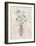 Blue Lace Bouquet II-Sally Swatland-Framed Art Print