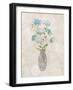 Blue Lace Bouquet II-Sally Swatland-Framed Art Print