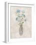 Blue Lace Bouquet II-Sally Swatland-Framed Art Print