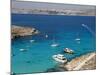 Blue Lagoon, Aerial View, Comino Island, Republic of Malta-Nico Tondini-Mounted Photographic Print