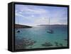 Blue Lagoon, Comino Island, Malta, Mediterranean, Europe-Simon Montgomery-Framed Stretched Canvas