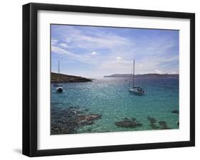 Blue Lagoon, Comino Island, Malta, Mediterranean, Europe-Simon Montgomery-Framed Photographic Print