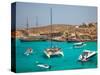 Blue Lagoon, Comino, Malta, Mediterranean, Europe-Billy Stock-Stretched Canvas