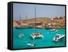 Blue Lagoon, Comino, Malta, Mediterranean, Europe-Billy Stock-Framed Stretched Canvas