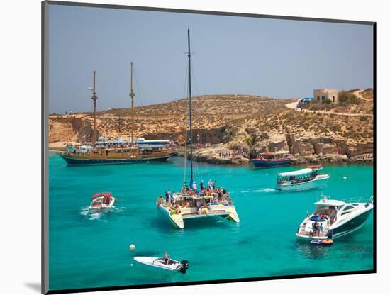 Blue Lagoon, Comino, Malta, Mediterranean, Europe-Billy Stock-Mounted Photographic Print