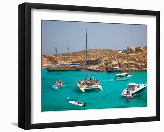 Blue Lagoon, Comino, Malta, Mediterranean, Europe-Billy Stock-Framed Photographic Print