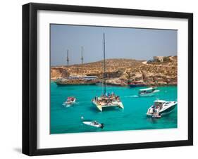 Blue Lagoon, Comino, Malta, Mediterranean, Europe-Billy Stock-Framed Photographic Print