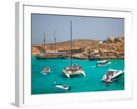 Blue Lagoon, Comino, Malta, Mediterranean, Europe-Billy Stock-Framed Photographic Print