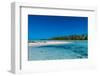 Blue lagoon, Fakarava, Tuamotu archipelago, French Polynesia-Michael Runkel-Framed Photographic Print