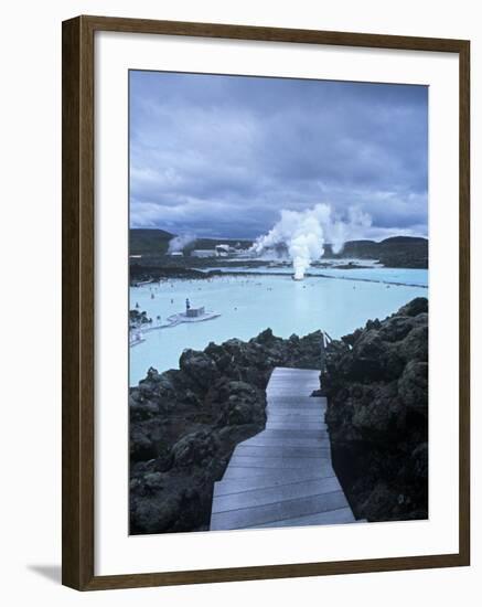 Blue Lagoon, Grindavik, Nr. Reykjavik, Iceland-Jon Arnold-Framed Photographic Print