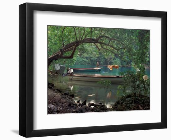 Blue Lagoon, Jamaica, Caribbean-Robin Hill-Framed Photographic Print