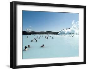 Blue Lagoon (Mineral Baths), Near Keflavik, Iceland, Polar Regions-Ethel Davies-Framed Photographic Print