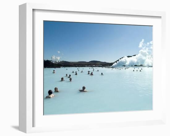 Blue Lagoon (Mineral Baths), Near Keflavik, Iceland, Polar Regions-Ethel Davies-Framed Photographic Print