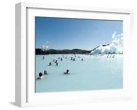 Blue Lagoon (Mineral Baths), Near Keflavik, Iceland, Polar Regions-Ethel Davies-Framed Photographic Print