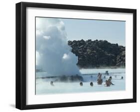 Blue Lagoon (Mineral Baths), Near Keflavik, Iceland, Polar Regions-Ethel Davies-Framed Photographic Print