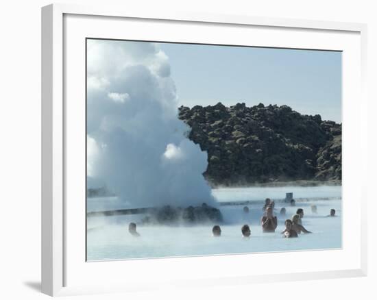 Blue Lagoon (Mineral Baths), Near Keflavik, Iceland, Polar Regions-Ethel Davies-Framed Photographic Print