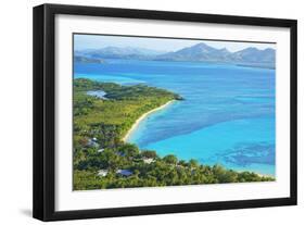 Blue Lagoon, Nacula Island, Yasawa Island Group, Fiji, South Pacific Islands, Pacific-Marco Simoni-Framed Photographic Print