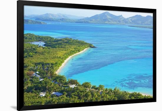 Blue Lagoon, Nacula Island, Yasawa Island Group, Fiji, South Pacific Islands, Pacific-Marco Simoni-Framed Photographic Print