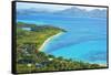 Blue Lagoon, Nacula Island, Yasawa Island Group, Fiji, South Pacific Islands, Pacific-Marco Simoni-Framed Stretched Canvas