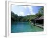 Blue Lagoon, Port Antonio, Jamaica, West Indies, Central America-Sergio Pitamitz-Framed Photographic Print