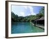 Blue Lagoon, Port Antonio, Jamaica, West Indies, Central America-Sergio Pitamitz-Framed Photographic Print