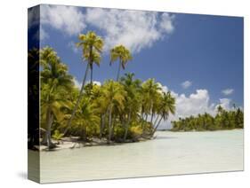 Blue Lagoon, Rangiroa, Tuamotu Archipelago, French Polynesia Islands-Sergio Pitamitz-Stretched Canvas