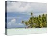 Blue Lagoon, Rangiroa, Tuamotu Archipelago, French Polynesia Islands-Sergio Pitamitz-Stretched Canvas