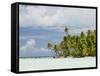 Blue Lagoon, Rangiroa, Tuamotu Archipelago, French Polynesia Islands-Sergio Pitamitz-Framed Stretched Canvas