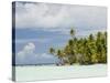 Blue Lagoon, Rangiroa, Tuamotu Archipelago, French Polynesia Islands-Sergio Pitamitz-Stretched Canvas