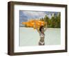 Blue Lagoon, Rangiroa, Tuamotu Archipelago, French Polynesia Islands-Sergio Pitamitz-Framed Photographic Print