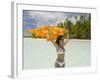 Blue Lagoon, Rangiroa, Tuamotu Archipelago, French Polynesia Islands-Sergio Pitamitz-Framed Photographic Print