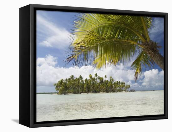 Blue Lagoon, Rangiroa, Tuamotu Archipelago, French Polynesia Islands-Sergio Pitamitz-Framed Stretched Canvas