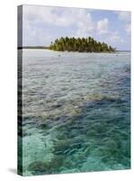 Blue Lagoon, Rangiroa, Tuamotu Archipelago, French Polynesia Islands-Sergio Pitamitz-Stretched Canvas