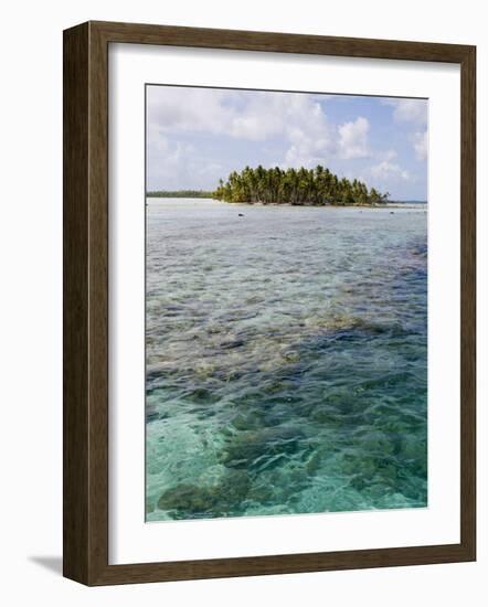 Blue Lagoon, Rangiroa, Tuamotu Archipelago, French Polynesia Islands-Sergio Pitamitz-Framed Photographic Print