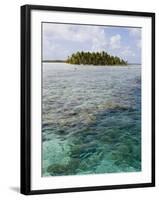 Blue Lagoon, Rangiroa, Tuamotu Archipelago, French Polynesia Islands-Sergio Pitamitz-Framed Photographic Print