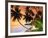 Blue Lagoon Resort Beach, Weno Centre, Micronesia-John Elk III-Framed Photographic Print