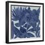 Blue Lagoon Silhouette II-June Vess-Framed Art Print