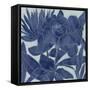 Blue Lagoon Silhouette II-June Vess-Framed Stretched Canvas