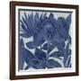 Blue Lagoon Silhouette II-June Vess-Framed Art Print