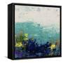 Blue Lake 4-Hilary Winfield-Framed Stretched Canvas