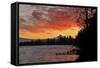 Blue Lake and Mt Hood at Sunrise, Oregon, USA-Jaynes Gallery-Framed Stretched Canvas