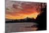 Blue Lake and Mt Hood at Sunrise, Oregon, USA-Jaynes Gallery-Mounted Photographic Print