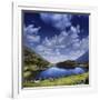 Blue Lake in the Pirin Mountains over Tranquil Clouds, Pirin National Park, Bulgaria-null-Framed Photographic Print